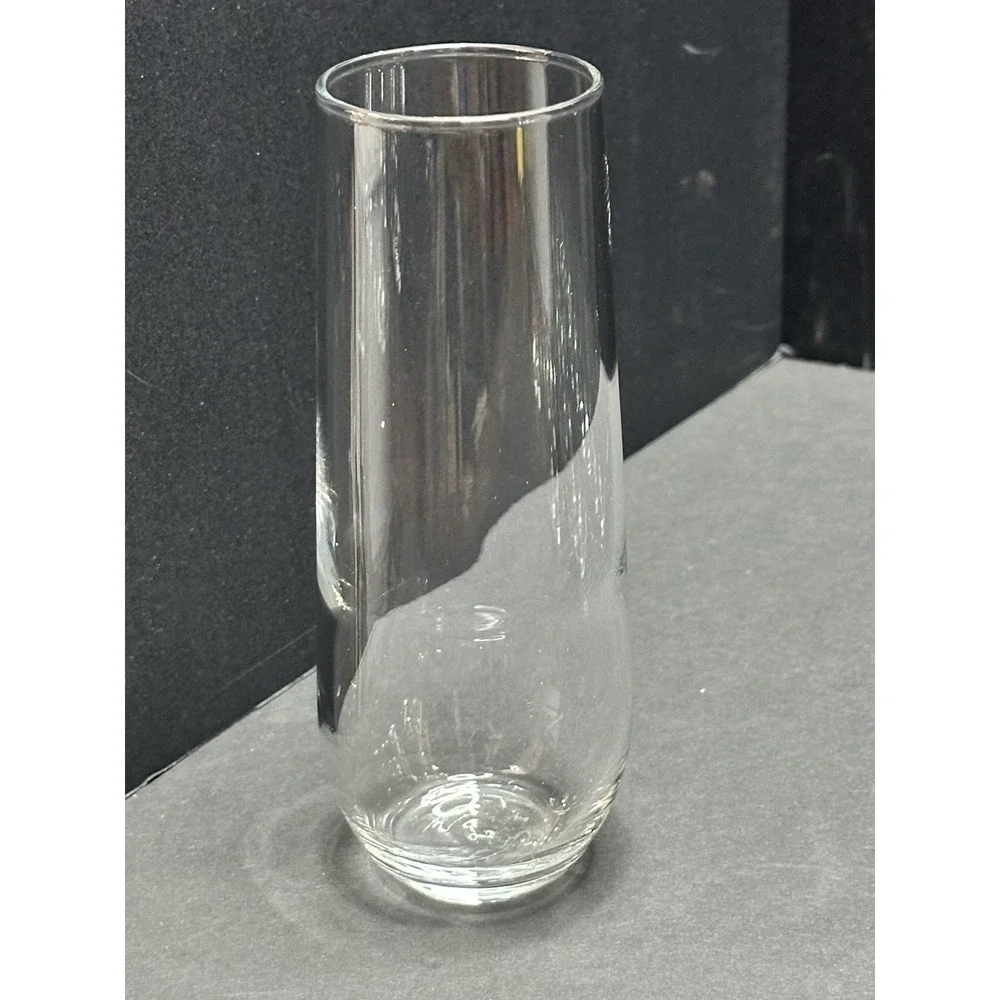 Set/14 Libbey Stemless Champagne Flute‎ Glasses 8.5 oz Delicate Wedding Shower